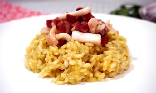 recette Risotto seches chorizo