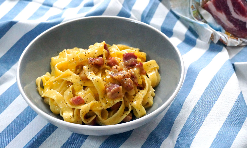 recette facile carbonara italienne pretty chef