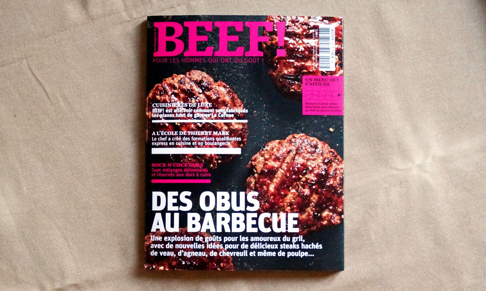 article cuisine magazine beef pretty chef