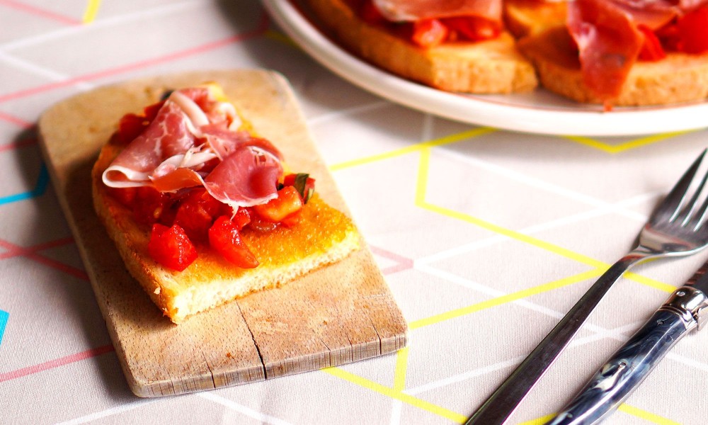 recette facile pan con tomate pretty chef