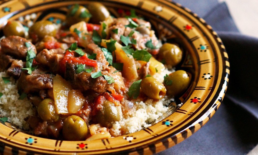 dressage tajine d'agneau