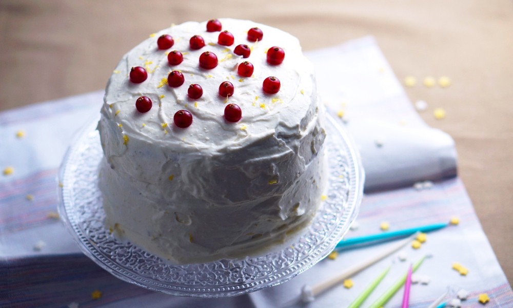 Recette du gâteau d'anniversaire façon tarte au citron par Pretty Chef