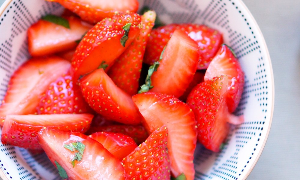 Brunch recette : salade de fraise par Pretty Chef