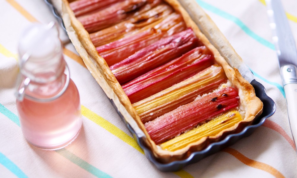 Recette tarte à la rhubarbe par Pretty Chef