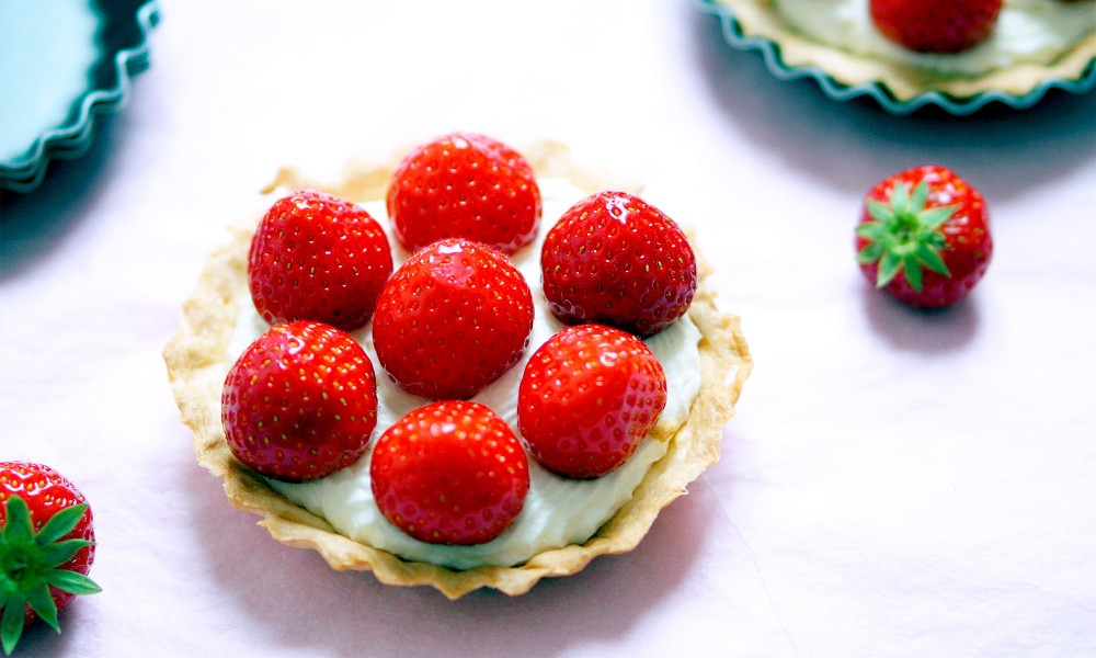 Les tartelettes aux fraises faciles