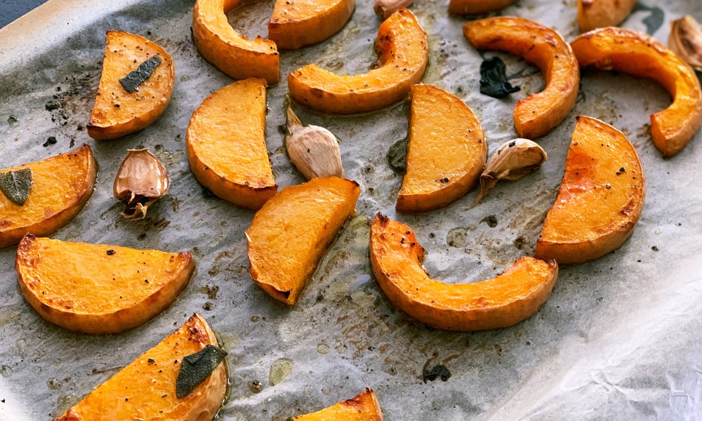 Recette de courge butternut rotie au four - Pretty Chef