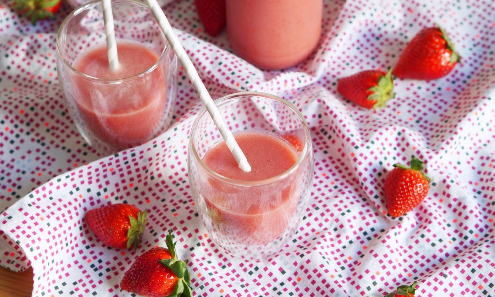 recette facile smoothie fraises litchis pretty chef 00