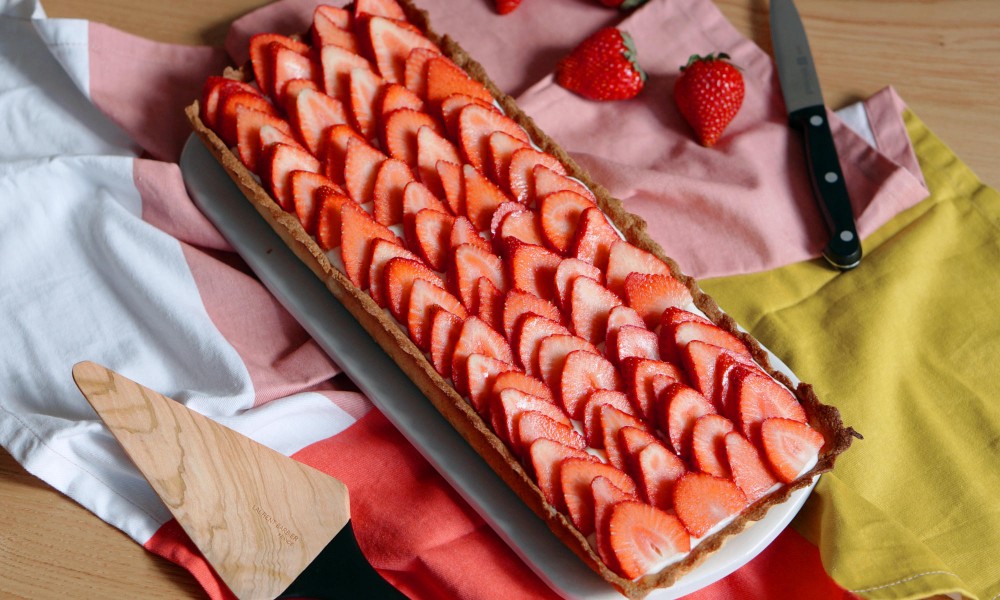 recette facile tarte aux fraises pretty chef 00