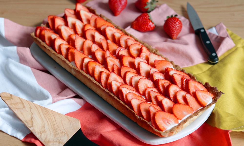 recette facile tarte aux fraises pretty chef 01
