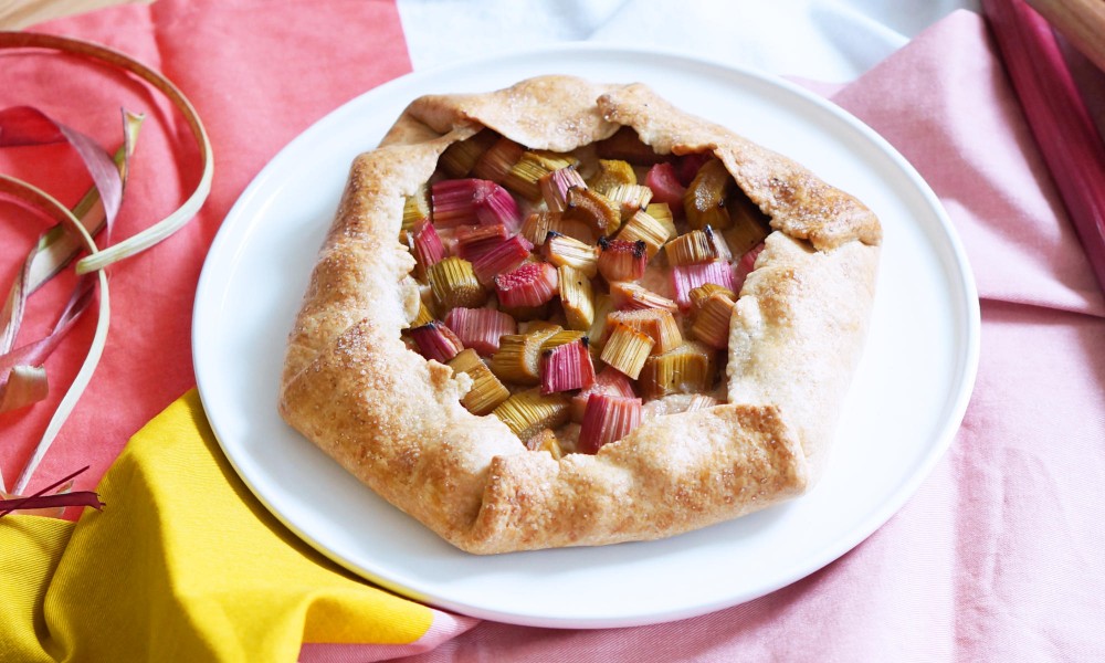 recette facile tarte rustique rhubarbe pretty chef 01