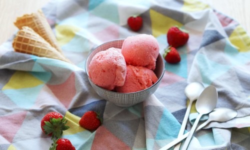 Sorbet à la fraise